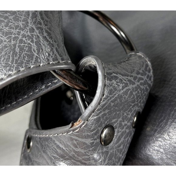 Matt and Nat Gray Vegan Faux Leather Large Shoulder Bag - Picture 10 of 12